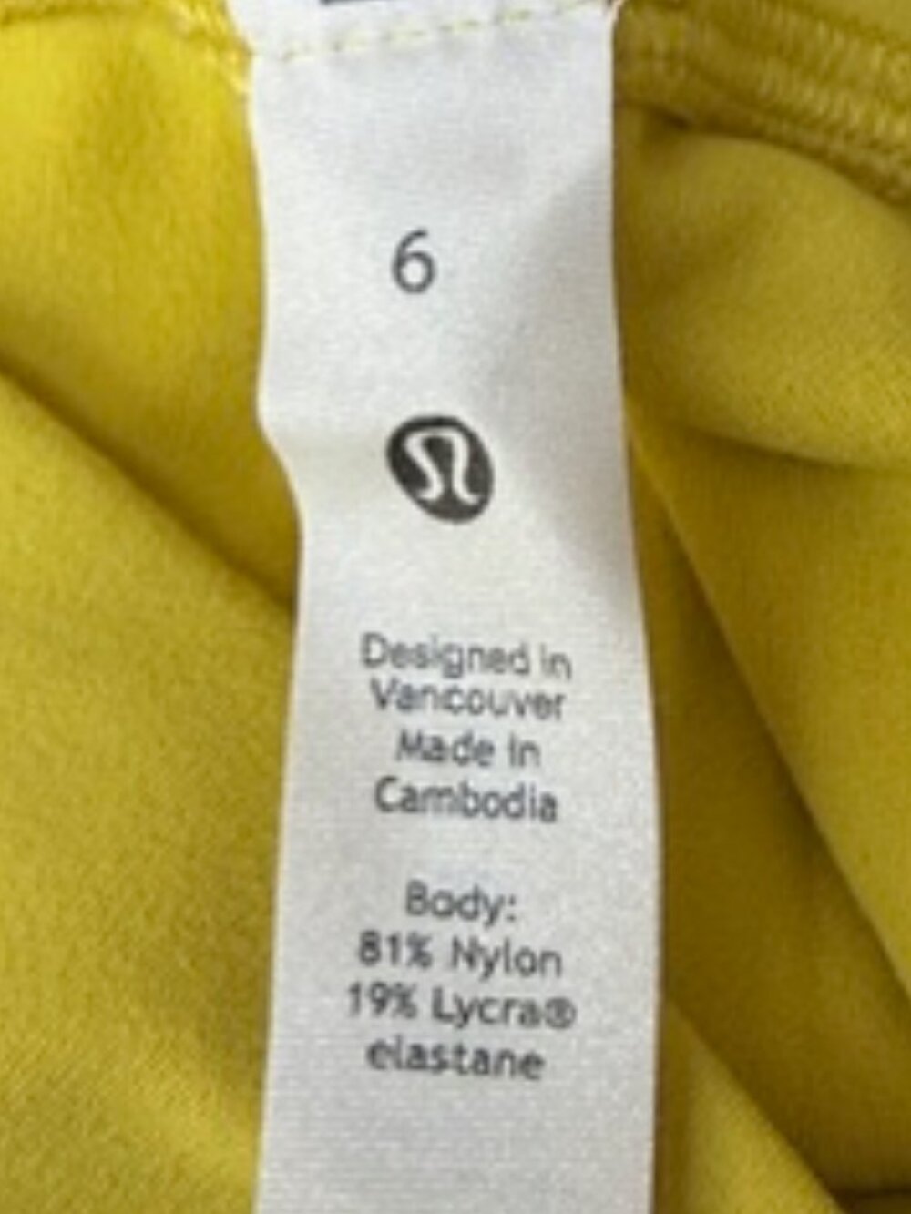 Lululemon Align High-Rise Leggings in Soleil (Bright Yellow) Size 6 - Picture 3 of 7